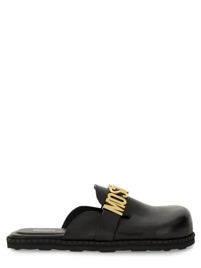 Moschino Sandal With Logo
