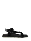 Moschino Couture Sandal With Logo In Black