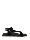 Moschino Couture Sandal With Logo In Black