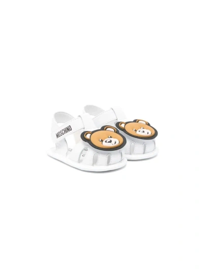 Moschino Kids' Sandali Teddy Bear In White