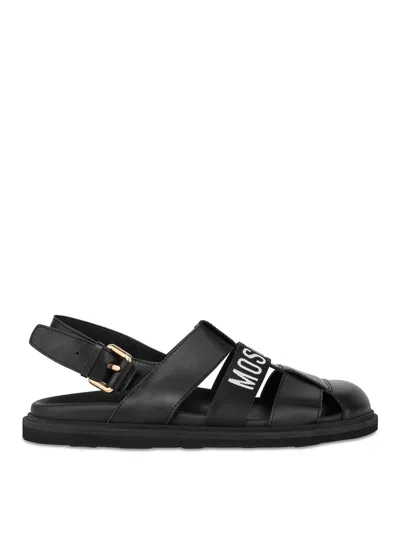 Moschino Sandalo Adrian In Black