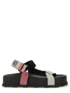 Moschino Chunky Platform Sandals With Logo Strap