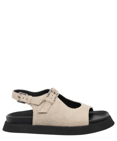 Moschino Sandals In Beige