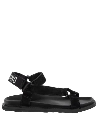 Moschino Sandals In Black