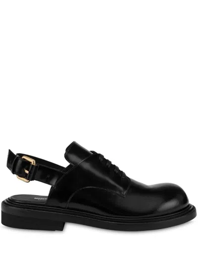 Moschino Sandals In Black
