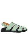 Moschino Sandals In Green