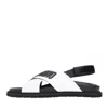 Moschino Sandals White In Bianco Chiari E Naturali