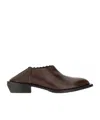 Moschino Women's Shootie Cuban Heel In Brown