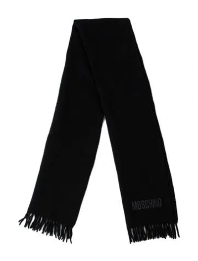 Pre-owned Moschino Scarf In Black