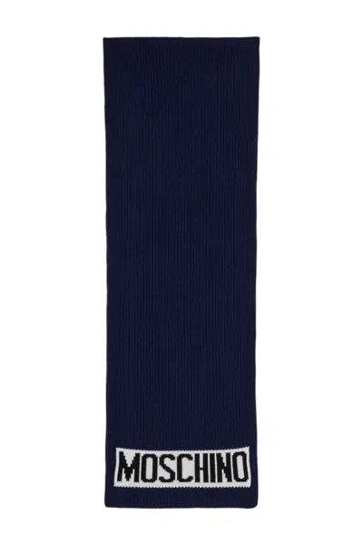 Moschino Scarf Man Love  50184m5541 Blue