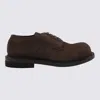 Moschino Lace-up Brogues Leather Sole In Brown