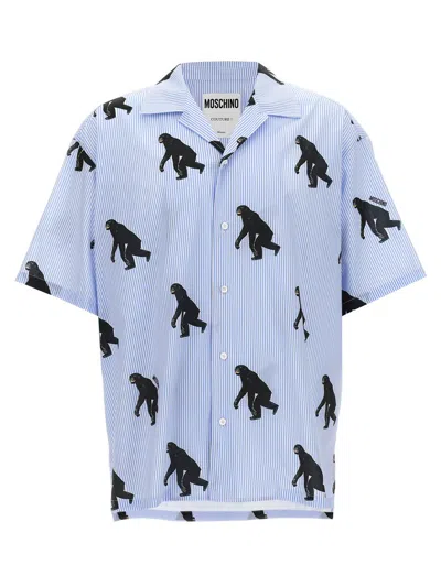 MOSCHINO MOSCHINO 'SCIMPANZÉ' PRINT SHIRT