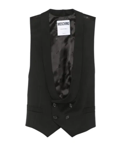 MOSCHINO SCOOP-NECK WAISTCOAT