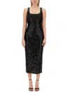 Moschino Jeans Sequined Dress