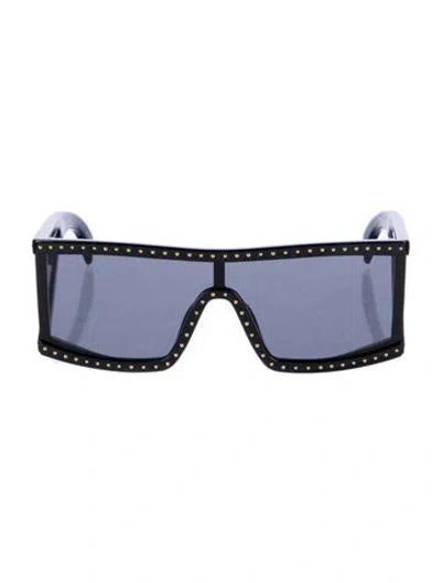 Pre-owned Moschino Shield Tinted Sunglasses W/ Tags In Black