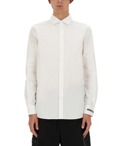Moschino Cotton Shirt In White