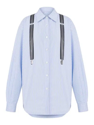 MOSCHINO CAMISA - AZUL CLARO