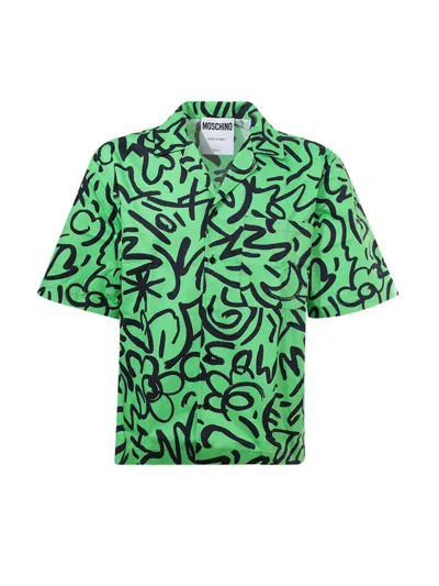 Moschino Shirt In Green