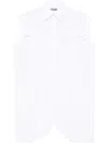 Moschino Shirt Mini Dress In White