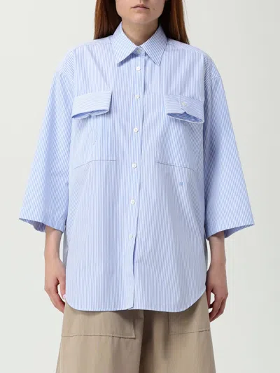 Moschino Shirt  Couture Woman Color Blue