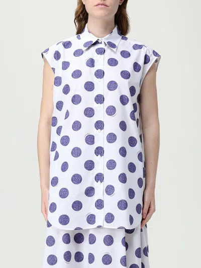 MOSCHINO SHIRT MOSCHINO COUTURE WOMAN COLOR WHITE,G75058001