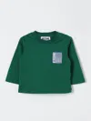 MOSCHINO SHIRT MOSCHINO KIDS COLOR GREEN,F97990012