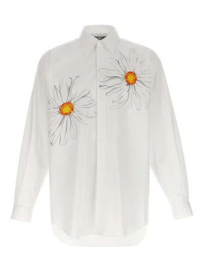 MOSCHINO CAMISA - BLANCO