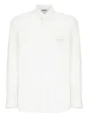 Moschino Casual Button-down Collar Short Sleeves Shirt In White