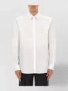 Moschino Shirt With Long Sleeves And Pointed Collar In White