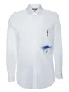 Moschino Office Inspiration Stretch Poplin Shirt