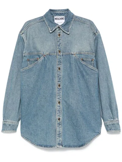 Moschino Shirts In Blue