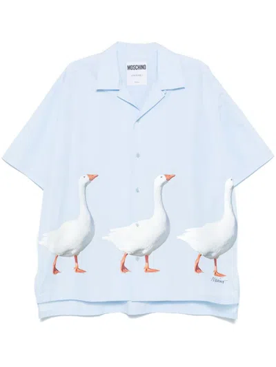 Moschino Shirts In Blue