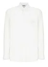 Moschino Casual Button-down Collar Short Sleeves Shirt In White
