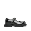 Moschino Buckle-fastening Patent-leather Pumps In Black