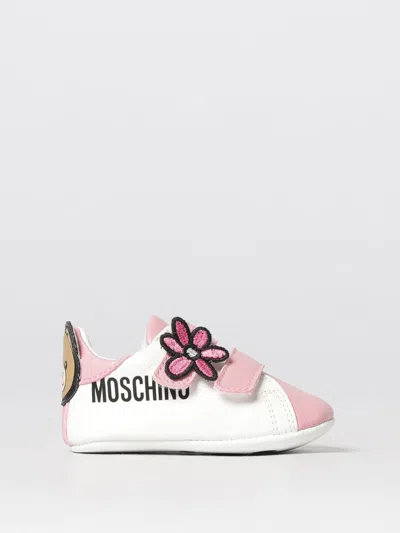 Moschino Kids' シューズ  ボーイ カラー ピンク In Pink