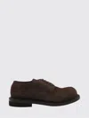 Moschino Lace-up Brogues Leather Sole In Brown