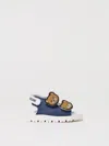 Moschino Teddy Bear-appliqué Sandals In Denim