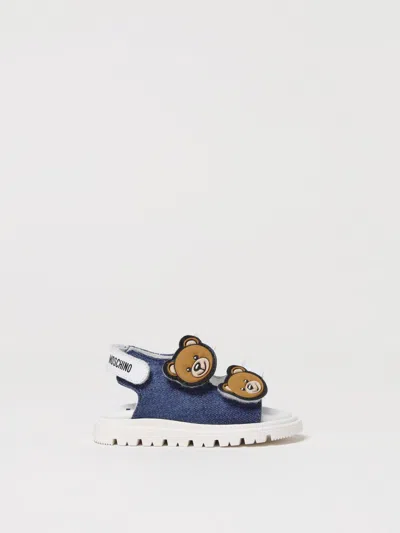 MOSCHINO SHOES MOSCHINO KIDS COLOR DENIM,421582028
