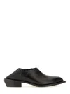 Moschino Couture Shootie Cuban Heel In Black
