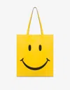 Moschino Shopper In Nappa Smiley® In Yellow