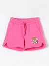 Moschino Teddy Bear-print Shorts In Fuchsia
