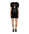 Moschino Knit Dress In Black