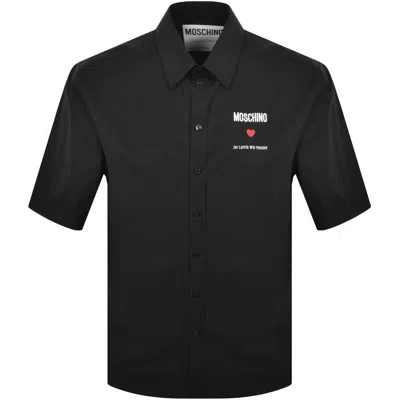 Moschino Short Sleeve Logo Shirt Black