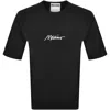 Moschino Short Sleeve Logo T Shirt Black In Black