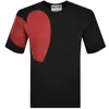 Moschino Short Sleeve Logo T Shirt Black In Black