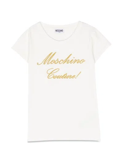 Moschino Short Sleeve Logo T-shirt In White