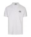 Moschino Short Sleeve Polo Shirt In White
