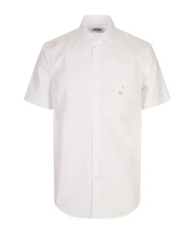 Moschino Short Sleeve Shirt In White