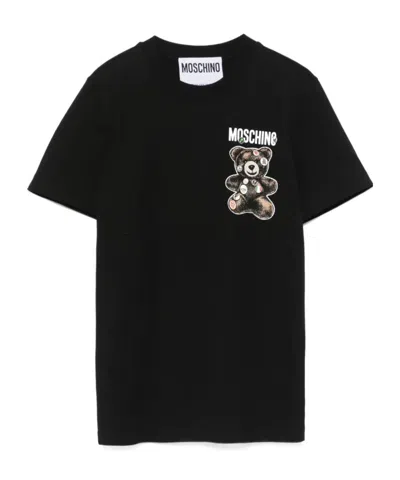 Moschino Short Sleeve T-shirt In Black