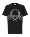 Moschino Short Sleeve T-shirt In Black